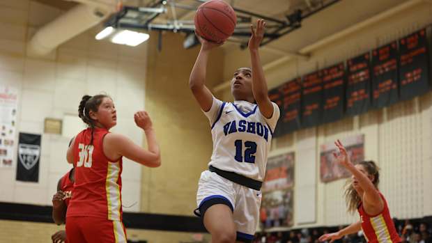 Incarnate Word vs Vashon Missouri girls basketball February 4 2023 Sophia Scheller 14204